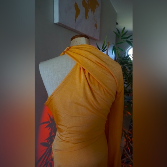 COPY - ASOS DESIGN YELLOW DRESS NEW - Picture 6 of 10